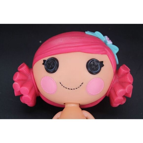 LALALOOPSY CORAL SEASHELL MERMAID DOLL 12inches HOT PINK HAIR PREOWNED MINT - Picture 3 of 5